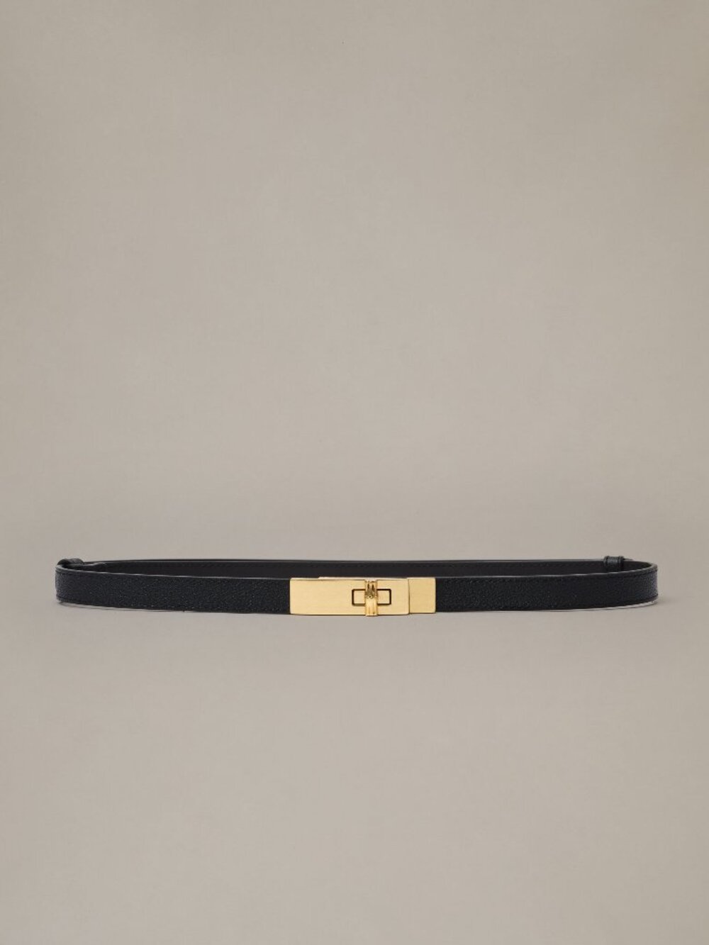 J McLaughlin Liv Leather Belt - Black/Gold NEW